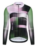 MONTON maillot de invierno de manga larga - URBAN THERMAL LADY - negro/púrpura/verde claro
