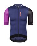 MONTON jersey de manga corta - TRAVELER EVO - azul/púrpura/negro