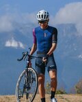 MONTON jersey de manga corta - TRAVELER EVO - azul/púrpura/negro
