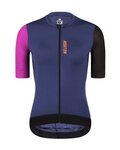 MONTON jersey de manga corta - TRAVELER EVO LADY - negro/azul/púrpura