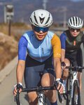 MONTON jersey de manga corta - TRAVELER EVO LADY - azul/púrpura/amarillo