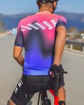 MONTON jersey de manga corta - CARDIN - rosa/negro/púrpura