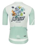 MONTON jersey de manga corta - FUNNYBUGS - azul claro/blanco