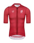 MONTON jersey de manga corta - SKULL III - blanco/rojo