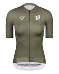 MONTON jersey de manga corta - SKULL ZEUS LADY - verde/blanco