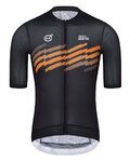 MONTON jersey de manga corta - SKULL THUNDER - gris/naranja