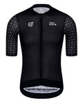 MONTON jersey de manga corta - SKULL SYMBOLS - negro/blanco