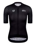 MONTON jersey de manga corta - SKULL SYMBOLS LADY - blanco/negro
