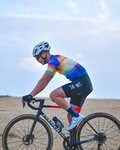 MONTON jersey de manga corta - SKULL NORTHERNLIGHTS - azul/amarillo