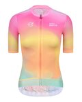 MONTON jersey de manga corta - SKULL NORTHERNLIGHTS LADY - amarillo/rosa