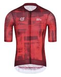 MONTON jersey de manga corta - SKULL SMEARSPACE - rojo