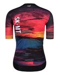 MONTON jersey de manga corta - SKULL SUNSET LADY - amarillo/rojo/negro/azul