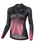 MONTON maillot de verano de manga larga - SPIRIT LADY SUMMER - negro/rojo