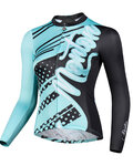 MONTON maillot de verano de manga larga - FERNYARN LADY SUMMER - verde/negro