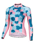 MONTON maillot de verano de manga larga - DANCELOR LADY SUMMER - azul/rosa