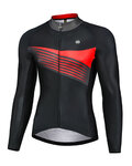 MONTON maillot de invierno de manga larga - LELOI WINTER - rojo/negro