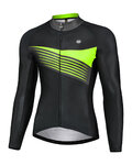 MONTON maillot de invierno de manga larga - LELOI WINTER - negro/verde