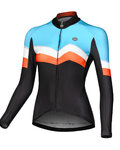 MONTON maillot de verano de manga larga - WINLAN LADY WINTER - azul/naranja/negro