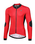 MONTON maillot de invierno de manga larga - CYCLANCE WINTER - rojo