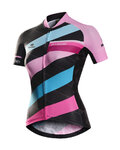 MONTON jersey de manga corta - DIMENSIONS LADY - rosa/azul/negro