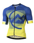 MONTON jersey de manga corta - MIRAGGIO - azul/amarillo