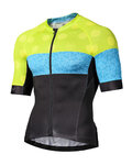 MONTON jersey de manga corta - CLIMBING FLOWER - negro/amarillo