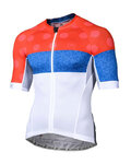 MONTON jersey de manga corta - CLIMBING FLOWER - blanco/rojo