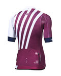 MONTON jersey de manga corta - SPLIT - púrpura/blanco