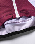 MONTON jersey de manga corta - SPLIT - púrpura/blanco
