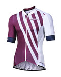 MONTON jersey de manga corta - SPLIT - púrpura/blanco