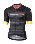 MONTON jersey de manga corta - CAMAIORE - negro/rojo