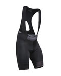 MONTON pantalones cortos de tirantes - TORNADO - negro