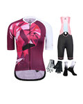 MONTON mega set - FLAMINGO  LADY - rosa/blanco/negro