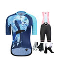 MONTON mega set - FLAMINGO LADY - azul/negro