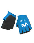 ALÉ guantes de dedos cortos - MOVISTAR 2021 - azul claro