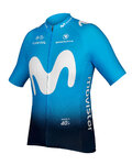 jersey de manga corta - MOVISTAR 2019 - azul/azul claro/blanco