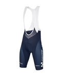 pantalones cortos de tirantes - MOVISTAR 2019 - blanco/azul