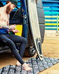 MUC-OFF alfombrilla para bici - BIKE MAT - negro/rosa/blanco