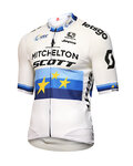 GIORDANA jersey de manga corta - MITCHELTON-SCOTT '19 - azul/blanco