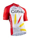 NALINI jersey de manga corta - COFIDIS 2020 - rojo/blanco