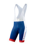 NALINI pantalones cortos de tirantes - DIRECT ENERGIE 2020 - azul/blanco