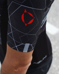 NALINI jersey de manga corta - AIS STELVIO 2.0 - rojo/negro