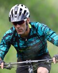 NALINI maillot de verano de manga larga - AIS HILL MTB - negro/verde