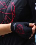 NALINI guantes de dedos cortos - AIS LADY CIMA - negro