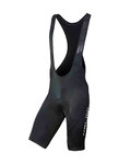 NALINI pantalones cortos de tirantes - AHS SQUADRA - blanco/negro