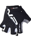 NALINI guantes de dedos cortos - RED - negro