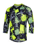 NALINI maillot de verano de manga larga - AIS HILL MTB - negro/amarillo