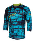 NALINI maillot de verano de manga larga - AIS HILL MTB - negro/verde
