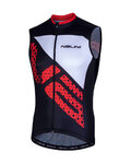 NALINI maillot sin mangas - AIS VOLATA 2.0 - negro/rojo