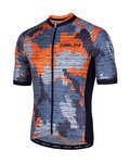NALINI jersey de manga corta - AIS CROSS 2.0 MTB - gris/naranja